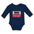 Long Sleeve Bodysuit Baby Hello My Middle Name Is Danger Boy & Girl Clothes - Cute Rascals