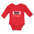 Long Sleeve Bodysuit Baby Hello My Middle Name Is Danger Boy & Girl Clothes - Cute Rascals