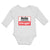Long Sleeve Bodysuit Baby Hello My Middle Name Is Danger Boy & Girl Clothes - Cute Rascals