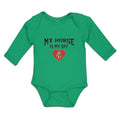 Long Sleeve Bodysuit Baby My Horse Is My Bff Boy & Girl Clothes Cotton