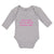 Long Sleeve Bodysuit Baby Sorry Boys, I'M Not Allowed to Date Ever. Cotton