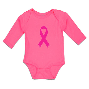 Long Sleeve Bodysuit Baby Breast Cancer Awareness Boy & Girl Clothes Cotton