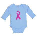 Long Sleeve Bodysuit Baby Breast Cancer Awareness Boy & Girl Clothes Cotton - Cute Rascals