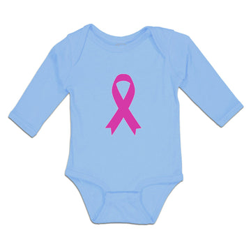 Long Sleeve Bodysuit Baby Breast Cancer Awareness Boy & Girl Clothes Cotton