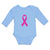 Long Sleeve Bodysuit Baby Breast Cancer Awareness Boy & Girl Clothes Cotton - Cute Rascals