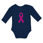 Long Sleeve Bodysuit Baby Breast Cancer Awareness Boy & Girl Clothes Cotton - Cute Rascals