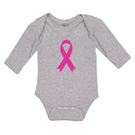 Long Sleeve Bodysuit Baby Breast Cancer Awareness Boy & Girl Clothes Cotton - Cute Rascals