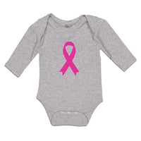 Long Sleeve Bodysuit Baby Breast Cancer Awareness Boy & Girl Clothes Cotton - Cute Rascals