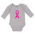 Long Sleeve Bodysuit Baby Breast Cancer Awareness Boy & Girl Clothes Cotton - Cute Rascals