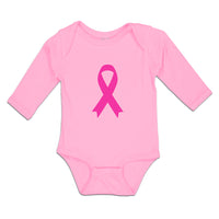 Long Sleeve Bodysuit Baby Breast Cancer Awareness Boy & Girl Clothes Cotton - Cute Rascals