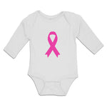 Long Sleeve Bodysuit Baby Breast Cancer Awareness Boy & Girl Clothes Cotton - Cute Rascals