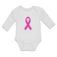 Long Sleeve Bodysuit Baby Breast Cancer Awareness Boy & Girl Clothes Cotton - Cute Rascals