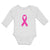 Long Sleeve Bodysuit Baby Breast Cancer Awareness Boy & Girl Clothes Cotton - Cute Rascals