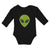 Long Sleeve Bodysuit Baby Alien Face Boy & Girl Clothes Cotton - Cute Rascals