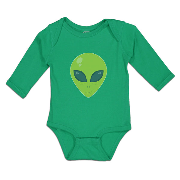 Long Sleeve Bodysuit Baby Alien Face Boy & Girl Clothes Cotton - Cute Rascals