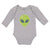 Long Sleeve Bodysuit Baby Alien Face Boy & Girl Clothes Cotton - Cute Rascals