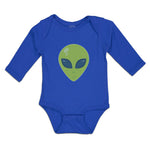 Long Sleeve Bodysuit Baby Alien Face Boy & Girl Clothes Cotton - Cute Rascals