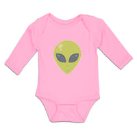 Long Sleeve Bodysuit Baby Alien Face Boy & Girl Clothes Cotton - Cute Rascals