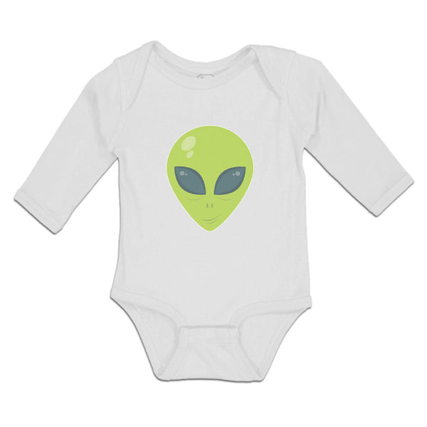 Long Sleeve Bodysuit Baby Alien Face Boy & Girl Clothes Cotton - Cute Rascals