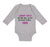 Long Sleeve Bodysuit Baby Sorry Boys Dad Says Allowed Date Father's Cotton