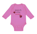 Long Sleeve Bodysuit Baby Granny's Little Ladybug Grandmother Grandma Cotton - Cute Rascals