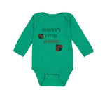 Long Sleeve Bodysuit Baby Granny's Little Ladybug Grandmother Grandma Cotton - Cute Rascals