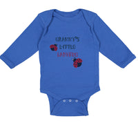 Long Sleeve Bodysuit Baby Granny's Little Ladybug Grandmother Grandma Cotton - Cute Rascals
