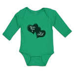 Long Sleeve Bodysuit Baby All Your Need Is Love Boy & Girl Clothes Cotton - Cute Rascals