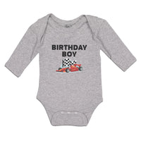 Long Sleeve Bodysuit Baby Birthday Boy Boy & Girl Clothes Cotton - Cute Rascals