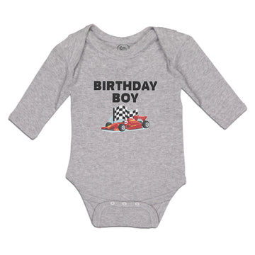 Long Sleeve Bodysuit Baby Birthday Boy Boy & Girl Clothes Cotton