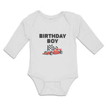 Long Sleeve Bodysuit Baby Birthday Boy Boy & Girl Clothes Cotton - Cute Rascals