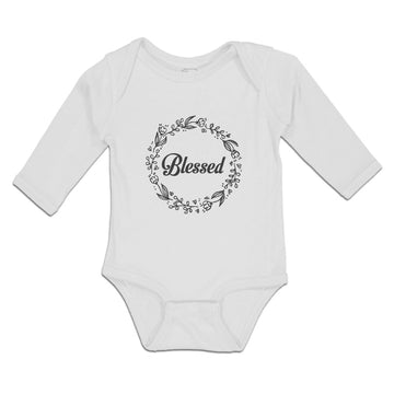 Long Sleeve Bodysuit Baby Blessed Boy & Girl Clothes Cotton