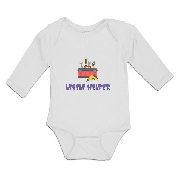 Long Sleeve Bodysuit Baby Little Helper Boy & Girl Clothes Cotton