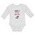 Long Sleeve Bodysuit Baby Daddy's Little Sweetie with Cute Blue Dolphin on Bow - Cute Rascals