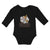 Long Sleeve Bodysuit Baby Drinking Buddies with Feeding Bottle and Nipple Cotton - Cute Rascals