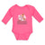 Long Sleeve Bodysuit Baby Drinking Buddies with Feeding Bottle and Nipple Cotton - Cute Rascals