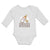 Long Sleeve Bodysuit Baby Drinking Buddies with Feeding Bottle and Nipple Cotton - Cute Rascals