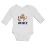 Long Sleeve Bodysuit Baby Gobble 'til You Wobble Boy & Girl Clothes Cotton - Cute Rascals