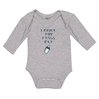 Long Sleeve Bodysuit Baby I Drink till I Pass out Boy & Girl Clothes Cotton