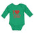 Long Sleeve Bodysuit Baby I Love Wild Boy & Girl Clothes Cotton