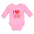 Long Sleeve Bodysuit Baby I Love Wild Boy & Girl Clothes Cotton