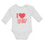 Long Sleeve Bodysuit Baby I Love Wild Boy & Girl Clothes Cotton