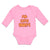 Long Sleeve Bodysuit Baby I'M Let's Party Boy & Girl Clothes Cotton