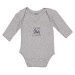 Long Sleeve Bodysuit Baby I'M Just Stuck in The Middle Boy & Girl Clothes Cotton