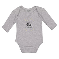 Long Sleeve Bodysuit Baby I'M Just Stuck in The Middle Boy & Girl Clothes Cotton