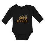Long Sleeve Bodysuit Baby I'M So Fancy Boy & Girl Clothes Cotton
