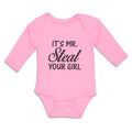 Long Sleeve Bodysuit Baby It's Mr. Steal Your Girl Boy & Girl Clothes Cotton