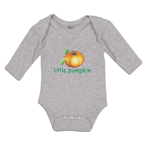 Long Sleeve Bodysuit Baby Little Pumpkin Boy & Girl Clothes Cotton