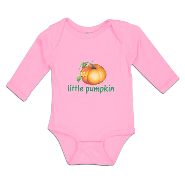 Long Sleeve Bodysuit Baby Little Pumpkin Boy & Girl Clothes Cotton