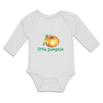 Long Sleeve Bodysuit Baby Little Pumpkin Boy & Girl Clothes Cotton
